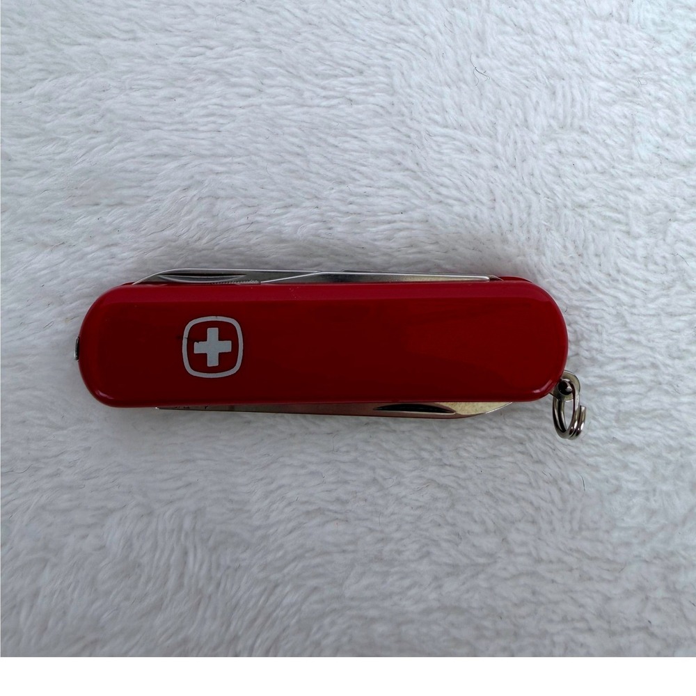 Wenger Swiss Army Delemont Switzerland 2.5" Classic Red 5 MultiTool Pocket Knife